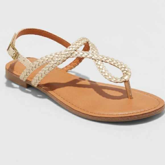 Universal Thread Shoes - ANABEL BRAIDED THONG SANDALS